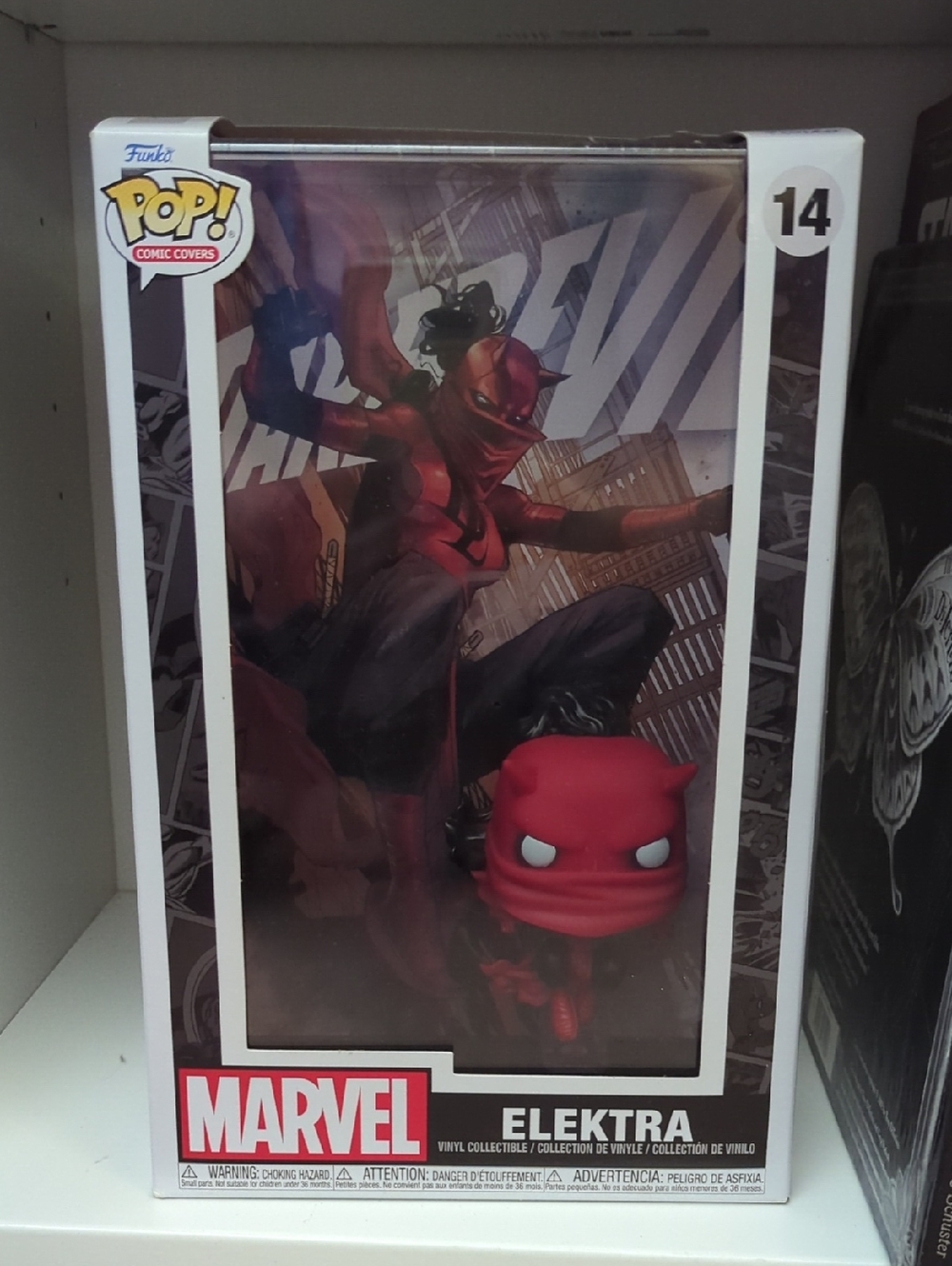 Funko Marvel Elektra Pop! - Red and Black